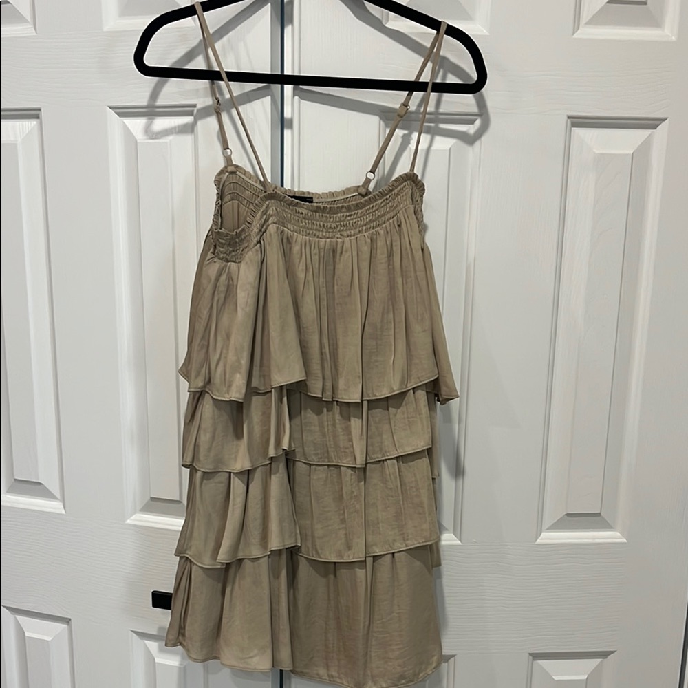 Layered Tan Dress